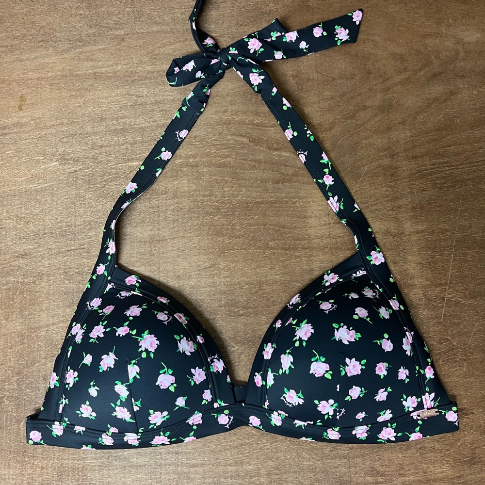 PINK size medium molded bikini top